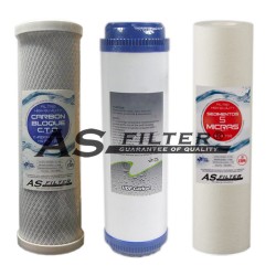 FILTRES OSMOSEUR 10" HQ ASFILTER PACK 3