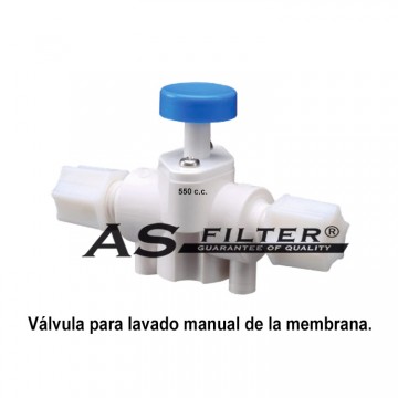 VALVULA LIMITADORA 550ml. CON FLUSHING