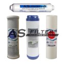 FILTRES OSMOSEUR 10" HQ ASFILTER PACK 4