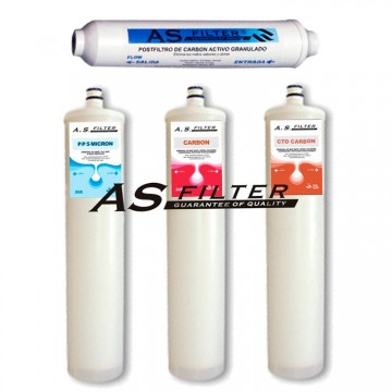 FILTROS DE OSMOSIS S ASFILTER PACK 4
