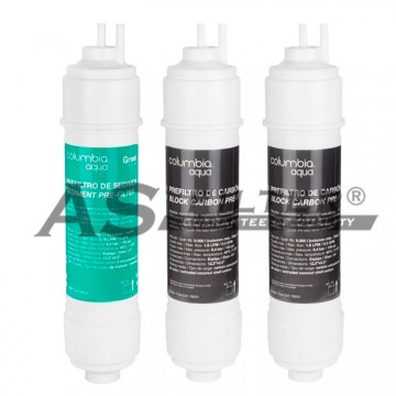 FILTERS CS DOUBLE PIN CONNECTION 1/4" KN (PACK 3)