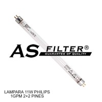 LAMPARA UV PHILIPS 11W 1GPM 2 POLOS