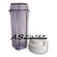 FILTER HOUSING 10" CLEAR FOR RO ASFILTER