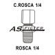RECTO C.ROSCA1/4 X ROSCA1/4