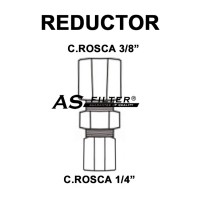 UNION REDUCTOR C.ROSCA 3/8" X C.ROSCA 1/4"
