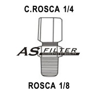 RECTO C.ROSCA1/4 X ROSCA1/8