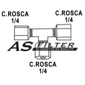 TE C.ROSCA1/4 X C.ROSCA1/4 X C.ROSCA1/4