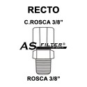 RECTO C.ROSCA 3/8" X ROSCA 3/8"