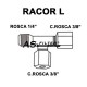 L C.ROSCA 3/8" X C.ROSCA 3/8" X ROSCA 1/4"